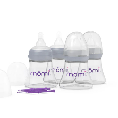 Glass Baby Bottle: Natural Feeding Solution | mōmi