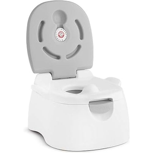 Munchkin® Arm & Hammer Multi-Stage 3-in-1 Potty Seat, (Potty Chair, Trainer Ring and Step Stool), Grey