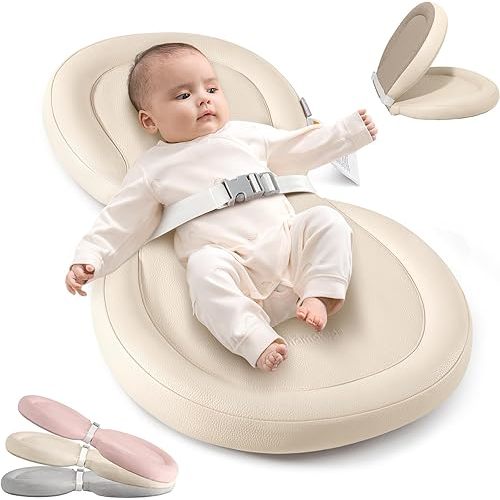 Mamatepe Baby Changing Pad, Soft, Foldable Leather Diaper Changing Pad, Contoured Changing Table Pads for Dresser, Waterproof & Non-Slip Wipeable, 30"X19", Yellow