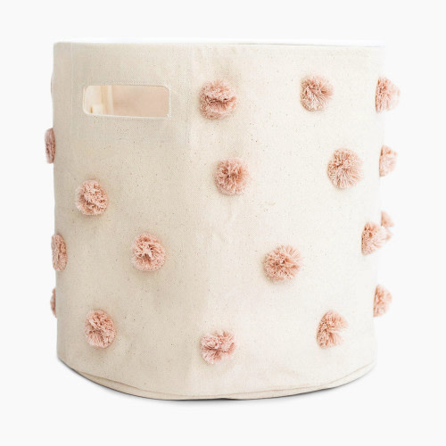 Pehr Pom Pom Storage Bin - Peony Pink Pom Pom