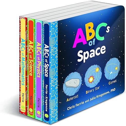 Baby University ABC's Board Book Set: A Scientific Alphabet for Toddlers 1-3 (Baby University Board Book Sets) Board book – June 19, 2018