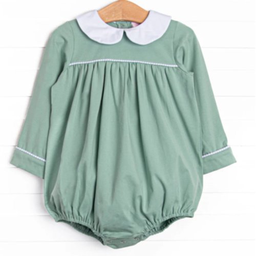 Sage and Stripes Bubble, Green – Stitchy Fish
