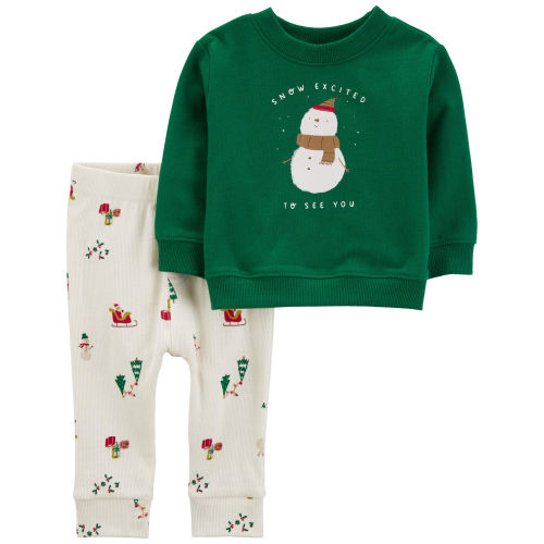Baby 2-Piece Snowman Outfit Set - Carter's | Carter's