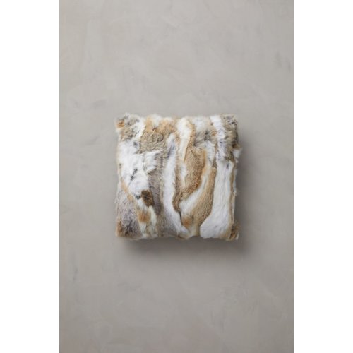 16" x 16" Rabbit Fur Pillow