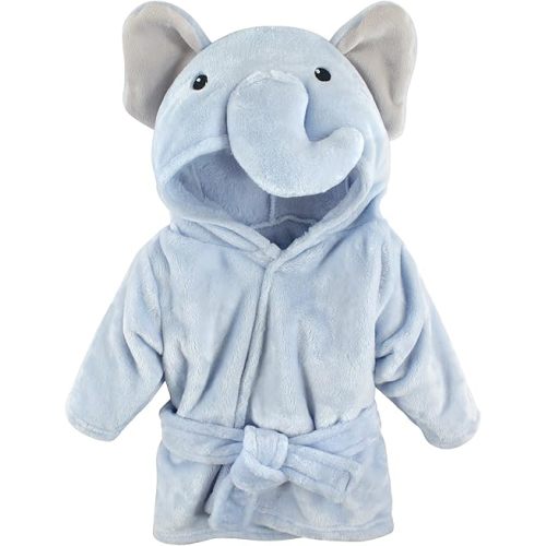 Hudson Baby Unisex Baby Plush Animal Face Bathrobe