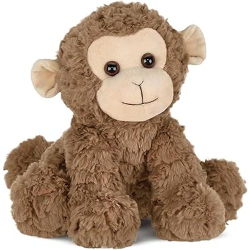 Bearington Collection Giggles Monkey Stuffed Animal 11 in - Monkey Plush Toy for Kids