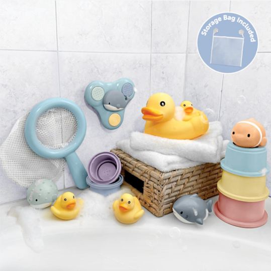Jool Baby Bathtime Adventure Toys Gift Set (15 Piece)