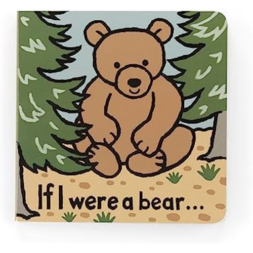 Jellycat If I were a Bear: A Baby Touch and Feel Board Book Children's Book | Baby Gift
