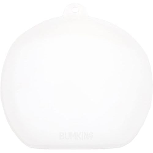 Bumkins Toddler and Baby Suction Plate, Divided Grip Dish Cover for Babies and Kids, Baby Led Weaning, Feeding Supplies, Store and Label Leftovers, Food Prep Portions, Fits Bumkins Dish and Plate