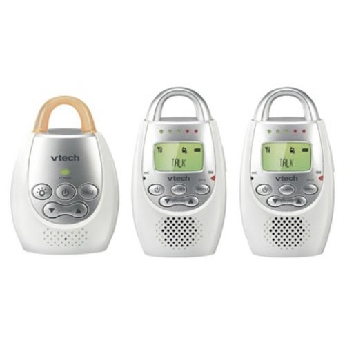 VTech Safe&Sound® DM221-2 2 Parent Digital Audio Baby Monitor with 1,000 ft. Range, Nightlight & Talk Back Int