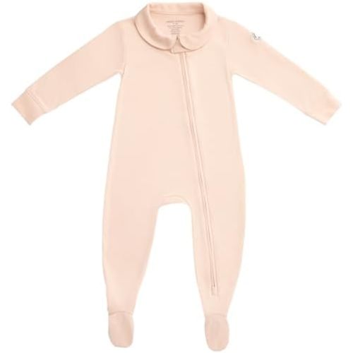 MON CHOU Organic Cotton Baby Pajamas - Ultra Soft Baby Footie Pajamas - 100% Pima Cotton PJ’s - Luxury Newborn Sleepers