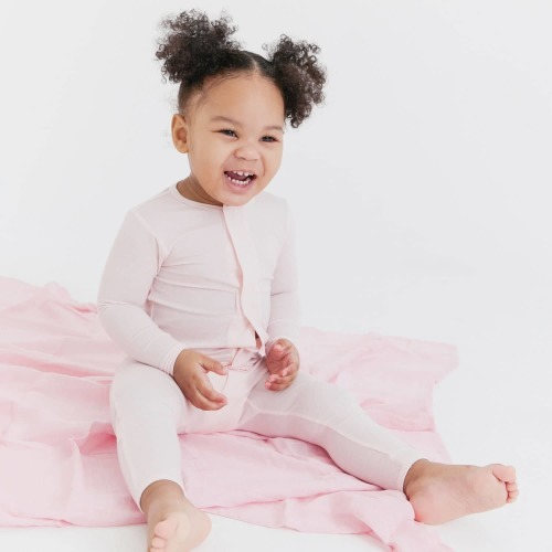 Pin Dot Pink Modal Magnetic Fuss Free Coverall - Magnetic Me 3-6M