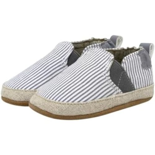 Robeez Baby Boys and Unisex Soft Soles Slip-Resistant Crib Shoes Slippers for Infant and Toddler, 0-24 Months
