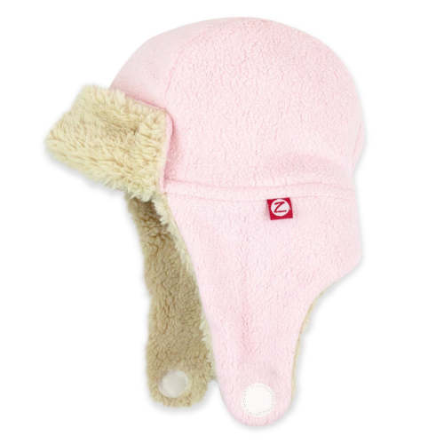 Furry Fleece Trapper Hat - Baby Pink – Zutano