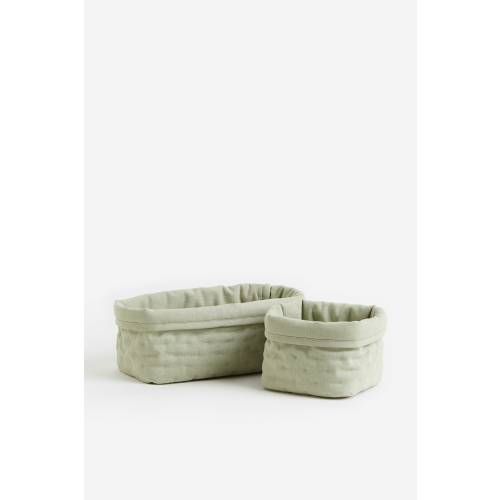 2-pack Quilted Storage Baskets