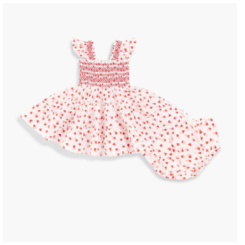 The Baby Ellie Nap Dress - Lots of Hearts – Hill House Home