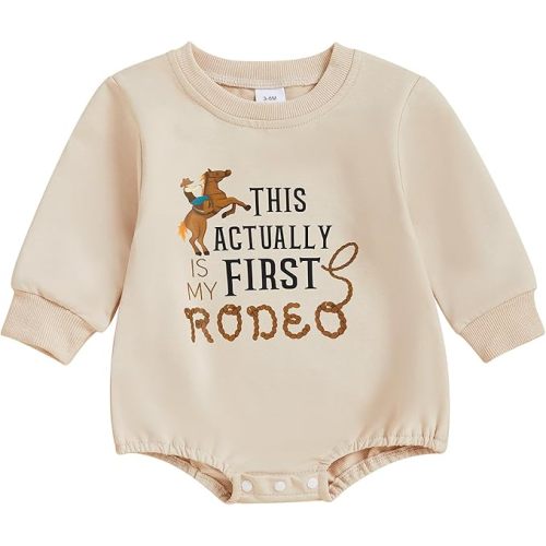 Western Baby Boy Girl Clothes Romper Cow One Piece Oneise Infant Cowboy Cowgirl Bodysuit Tops Newborn Baby Outifts