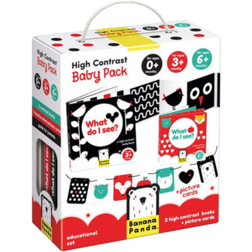 High Contrast Baby Pack 0+/3m+/6m+ by Banana Panda | 9788365773760 | Booktopia