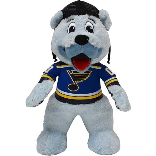 Bleacher Creatures St. Louis Blues Louie The Bear 10" Plush Figure- A Mascot for Play or Display