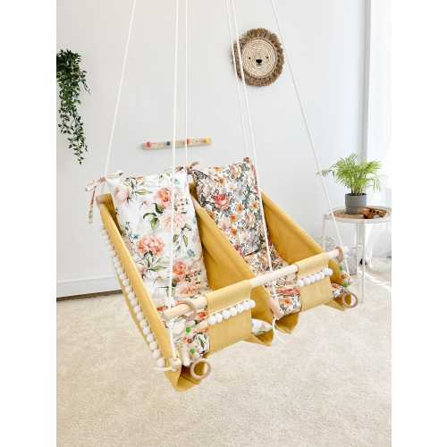 twin hammock swing Indoor, Twin swing, Porch swing Outdoor, Swing for toddlers, Twins, Schaukel, hammock toddler, Toddler chair, gift kids