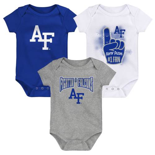 Air Force Falcons Infant 3-Pack Game On Bodysuit Set