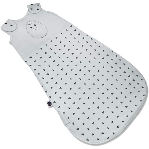 Nested Bean Zen Sack - Gently Weighted Sleep Sacks | Baby: 0-24 Months | Cotton 100% | Help Newborn/Infant Swaddle Transition | 2-Way Zipper | Machine Washable