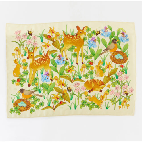 Baby Deer Seek and Find Playsilk – Sarah's Silks