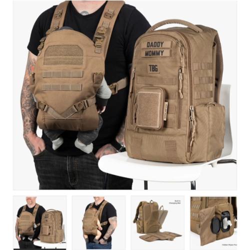 Daypack Diaper Bag & Baby Carrier Bundle - Durable, Versatile Gear – Tactical Baby Gear