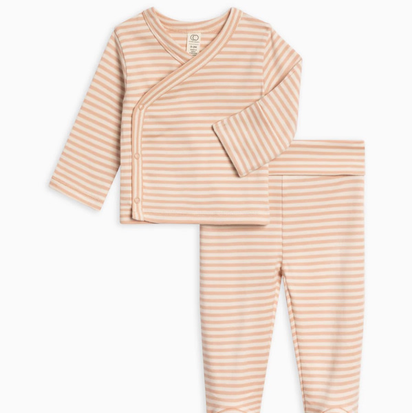 Riley 2 Piece Kimono Wrap Top and Pant Set