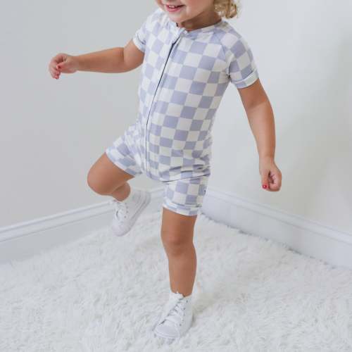 Cloudy Checkers Dream Shortie