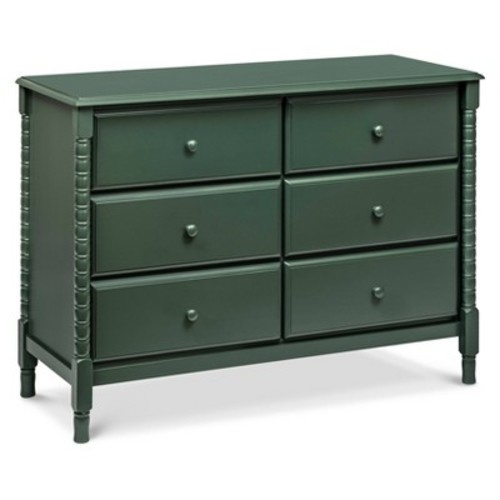DaVinci Jenny Lind Spindle 6-Drawer Dresser, Color: Forest Green