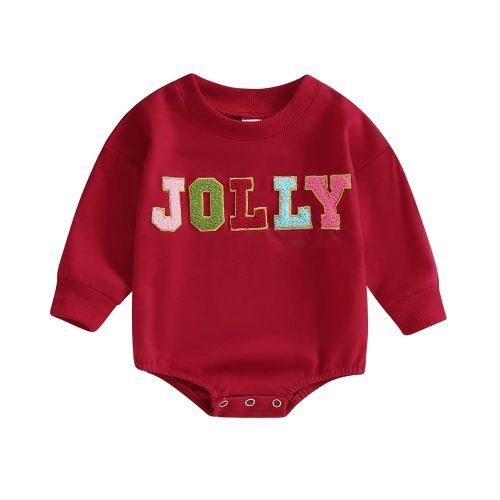 Baby Girl Boy Christmas Outfit My First Christmas Sweater Sweatshirt Shirt Bubble Romper Onesie Santa Clothes