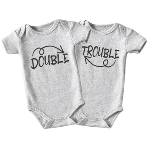 Double Trouble Newborn Twins Outfits Boy And Girl Baby Items outfits matching
