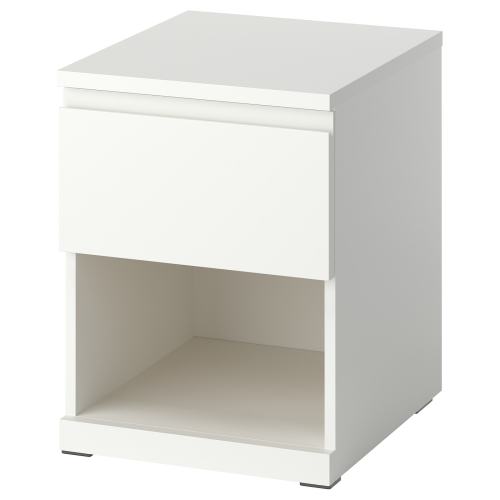 STORKLINTA Nightstand - white/with 1 drawer 15 3/4x18 7/8x20 7/8 "