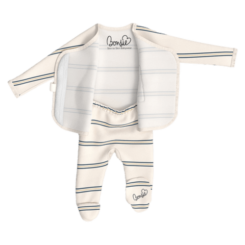 Footie - Old School – Bonsie Skin to Skin Babywear