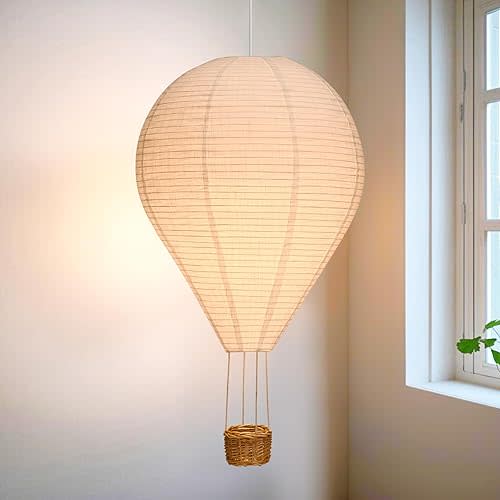 hot air balloon Lampshade decorations 16inch hot air balloon nursery decor Lantern Pendant Light Shade Suitable for Decorating Children's Rooms, Corridors, and Living Rooms