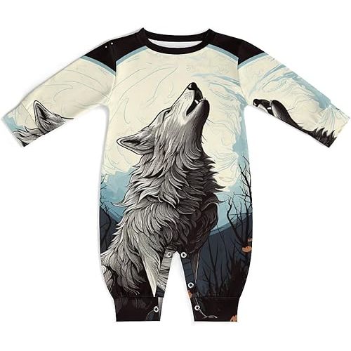 Newborn Baby Romper Clothing Cute Infant Long Sleeve Clothes Jumpsuit Playsuit One Piece Outfit for Boy Girl