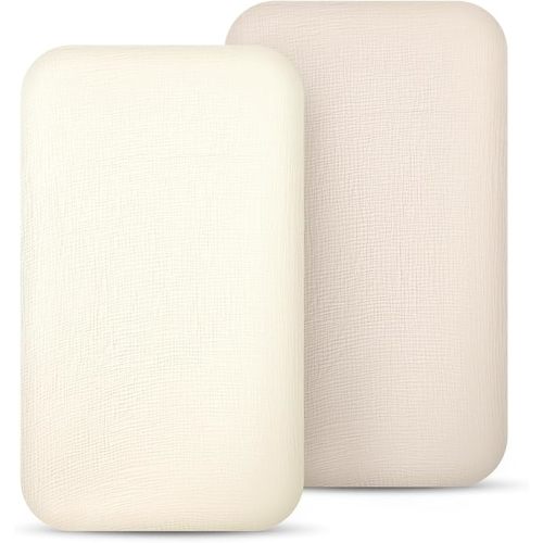 lulumoon Muslin Bassinet Sheets for Baby: Soft Bedside Sleeper Bassinet Fitted Sheets for Boys and Girls