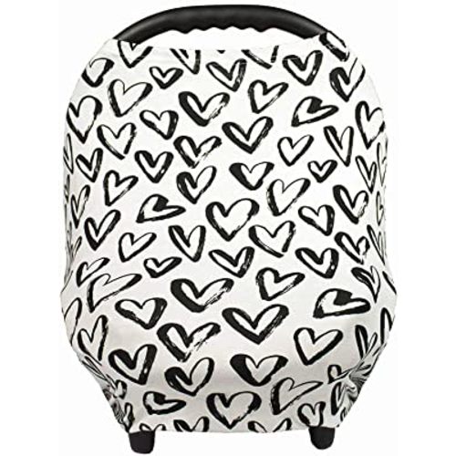 Gufix Infant Car Seat Cover, The Stretchy Nursing Scarf, Car Seat Canopy, Shopping Cart Cover and High Chair Cover That Protects Babies and Breastfeeding Mothers. The 8-in-1 Multiuse Cover for Babies
