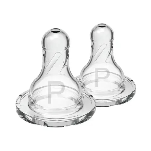 Dr. Brown's Natural Flow Narrow Baby Bottle Silicone Nipple, 2-Pack
