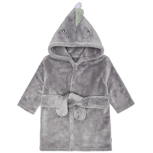 Gerber Unisex Baby Plushy Soft Hooded Animal Character Bathrobe