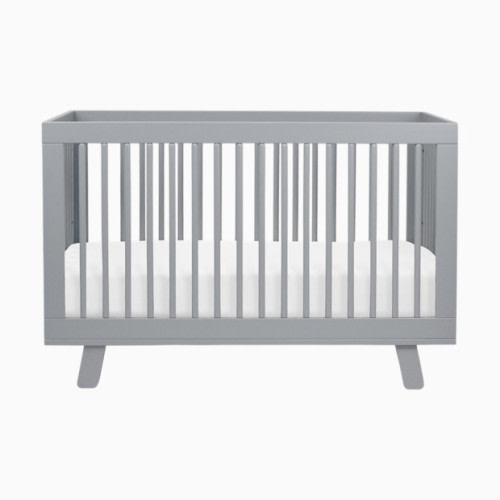 Hudson 3-in-1 Convertible Crib with Toddler Bed Conversion Kit - Grey