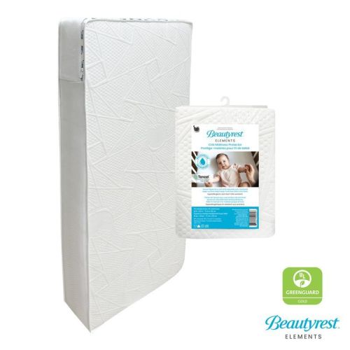 Nestled Exclusive Platinum Crib Mattress + Sheet Protector