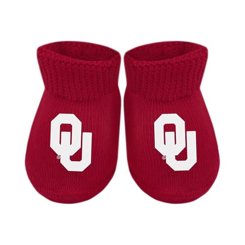 Creative Knitwear College Baby Bootie Sock - Team Logo, Multiple Colors, for Boys & Girls (Newborn - 6 Months)