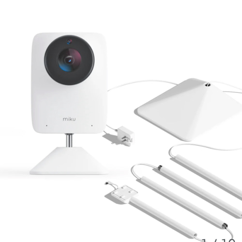 Miku Pro Smart Baby Monitor With Floor Stand | No Contact Breathing and Sleep Trackin