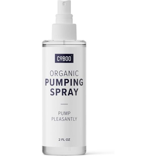 Organic Breast Pumping Spray 2oz, Supports Essential Breast Pump moisturization, Helps Sore Nipples & Clogged Ducts, Breast Pump Lubricant, Pump Spray for Flanges, Vegan, Natural & Lanolin Free