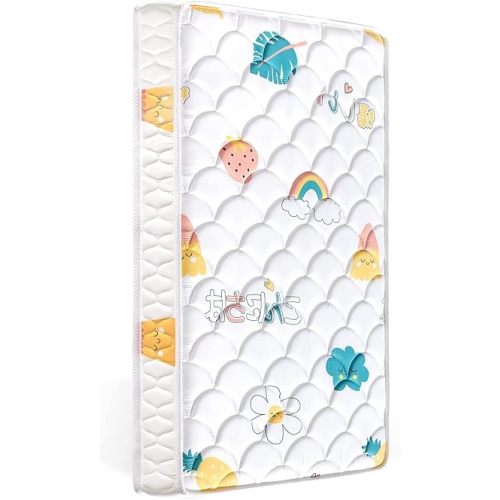 Premium Foam Crib Mattress 52"x27.6"x5", Hypoallergenic, Soft Microfiber Fabric, Moisture Absorbent and Breathable