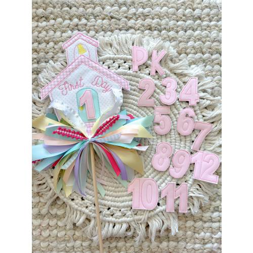 First Day/Last Day of School Wand | Pink | Custom Back to School | Personalized Back to School |