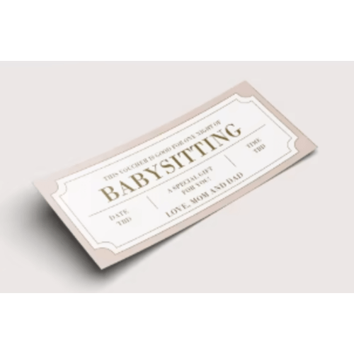 Babysitting coupon