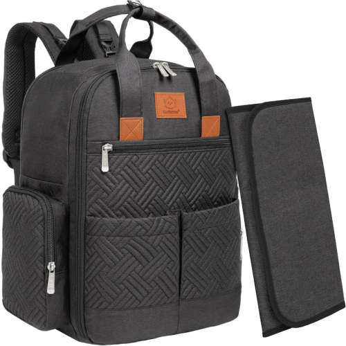 Bree Diaper Backpack Charcoal / One Size